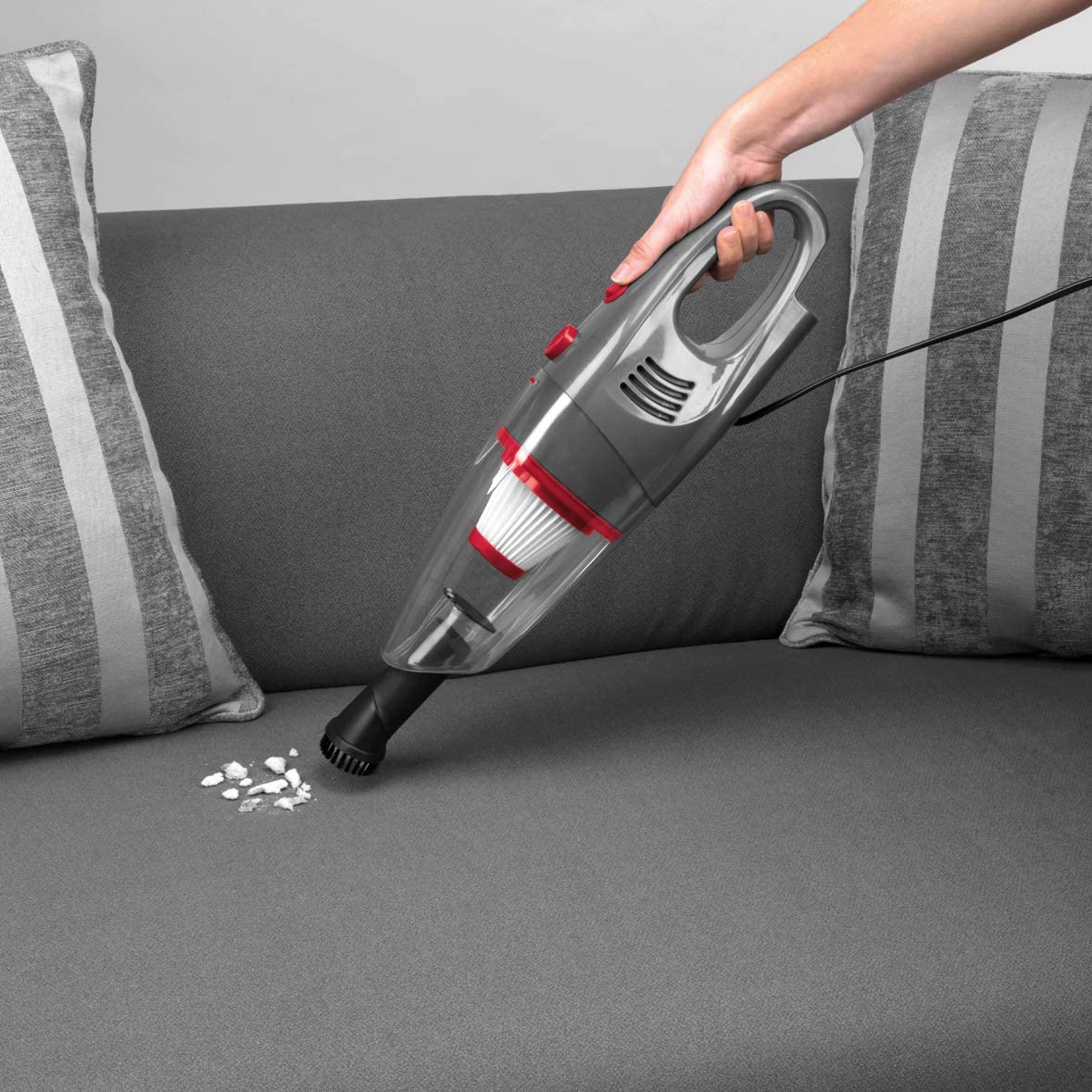 Aspirator 2 in 1 Beldray, multifunctional, filtru HEPA, 600W, fara sac, cablu 5 m