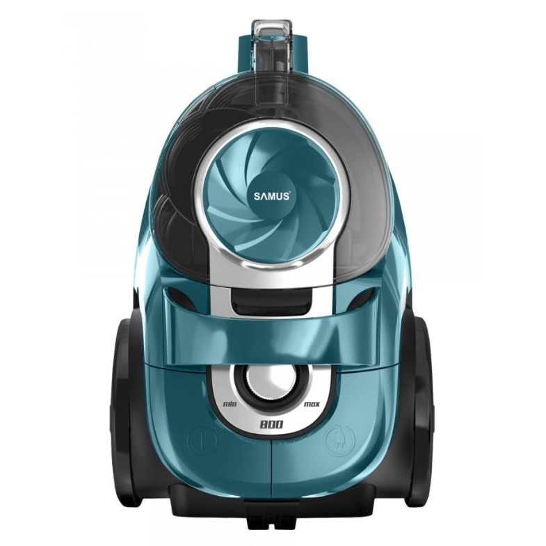 TORNADO ECO POWER,800 W, Putere de absorbtie 160 W, Filtru lavabil Hepa, Capacitate recipient 3 l, Rotatie furtun la 360°, Protectie motor la supraincalzire, Turcoaz