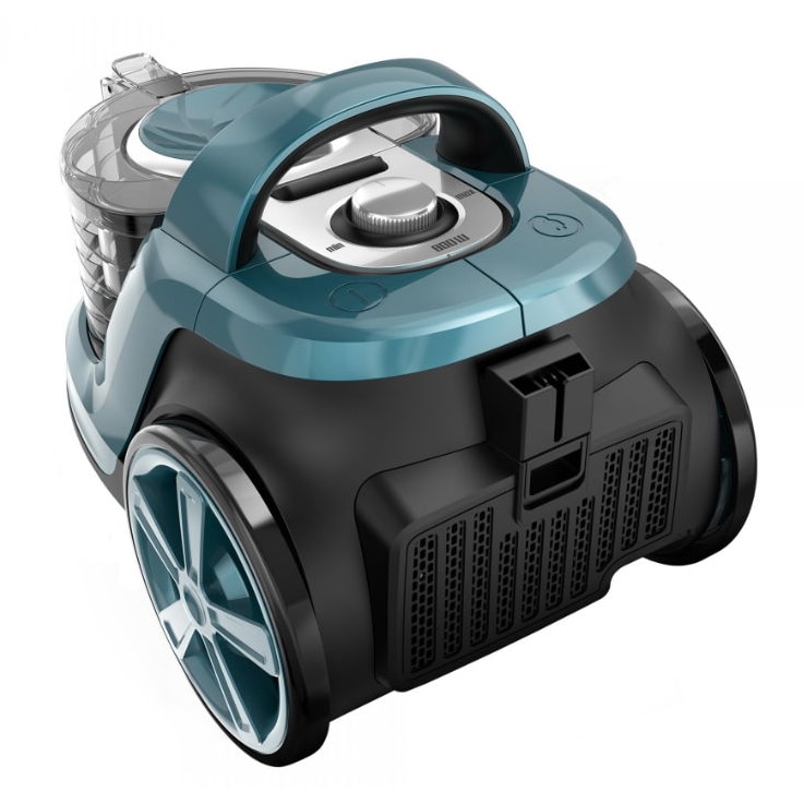 TORNADO ECO POWER,800 W, Putere de absorbtie 160 W, Filtru lavabil Hepa, Capacitate recipient 3 l, Rotatie furtun la 360°, Protectie motor la supraincalzire, Turcoaz