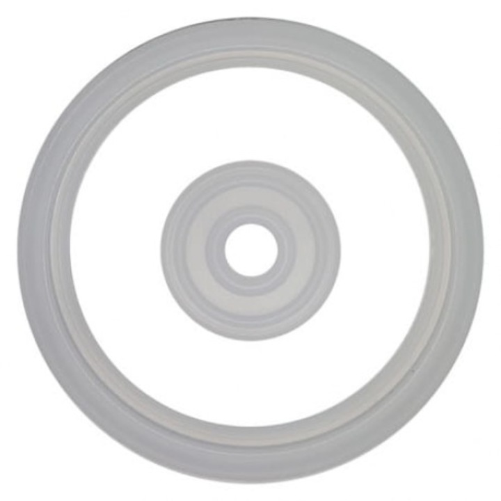 Garnitura pentru cana termos, termorezistenta, Alb