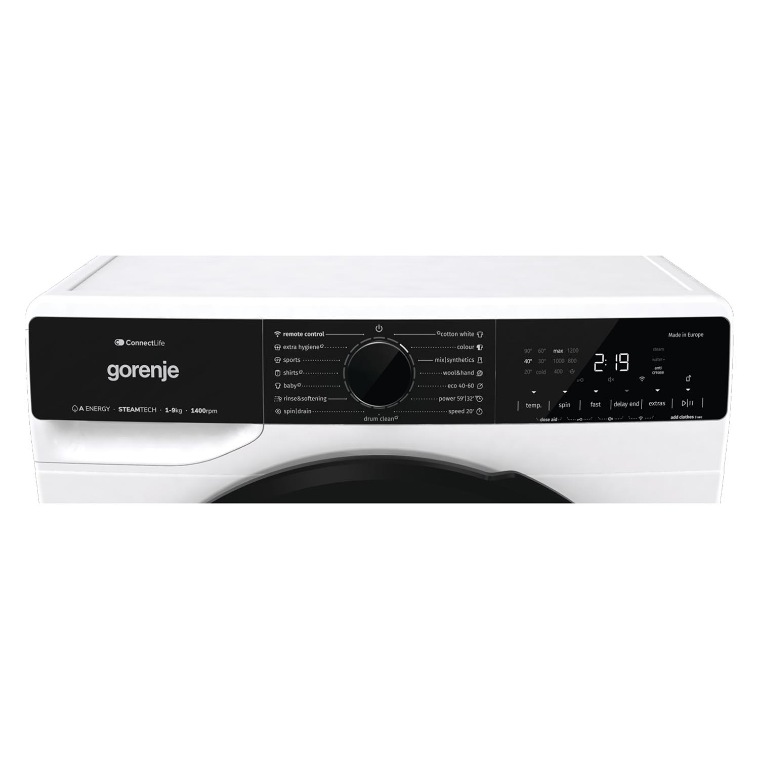 Gorenje WPNA94APWIFI Előltöltős mosógép, A energiaosztály, 1400 ford ...