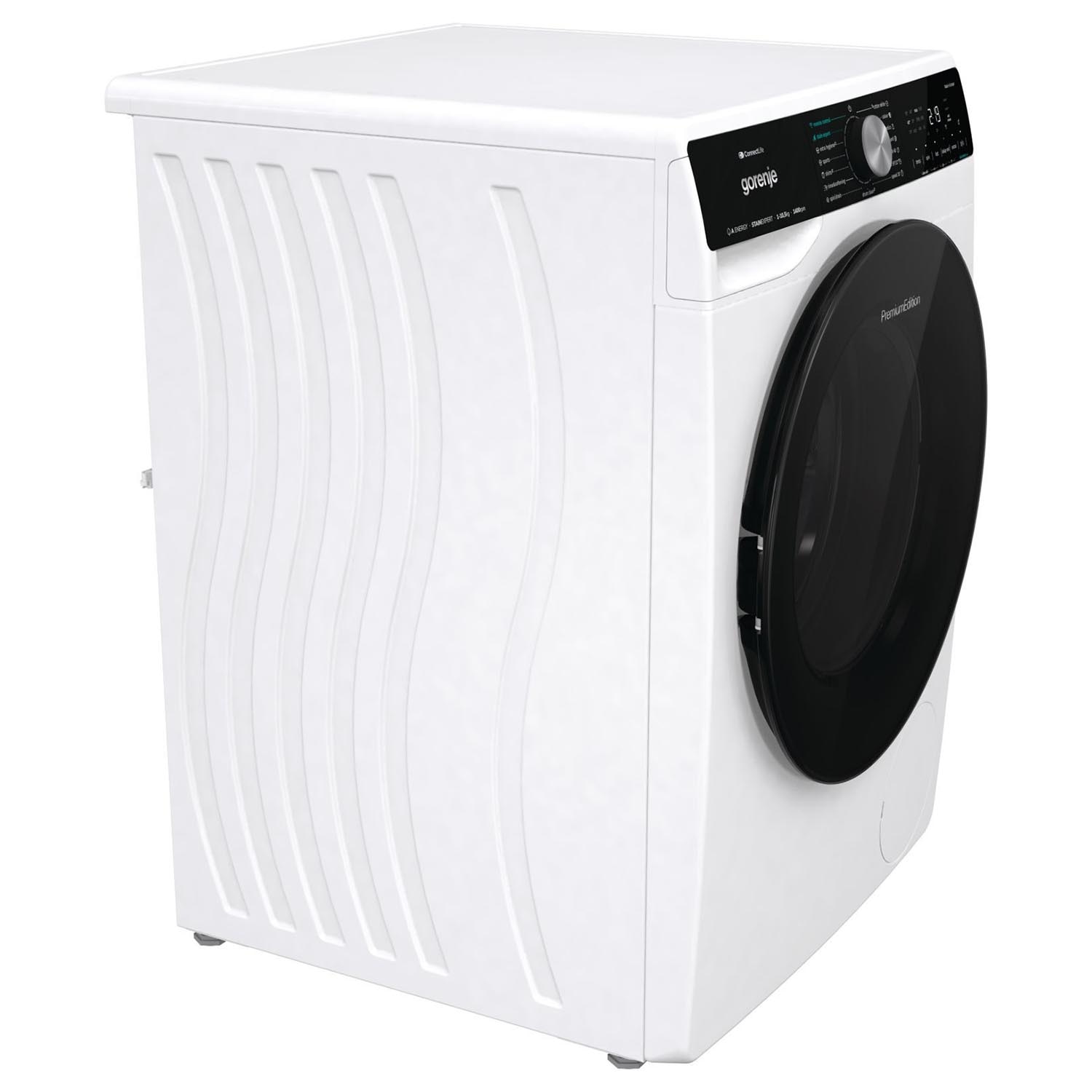 Gorenje WNS1X4ARTWIFI Masina de spalat cu incarcare frontala, clasa energetica A, 1400 rpm, capacitate 10,5 kg, 15 programe, LED, Alb