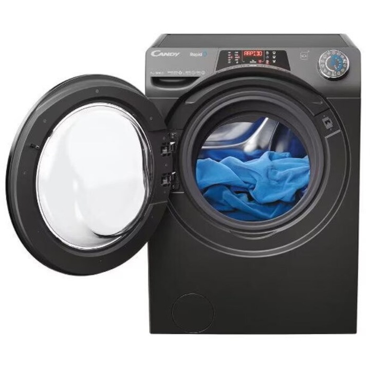 Frontala Slim RO41276DWMCRT-S, Wi-Fi, 7 kg, 1200rpm, Clasa A, Antracit