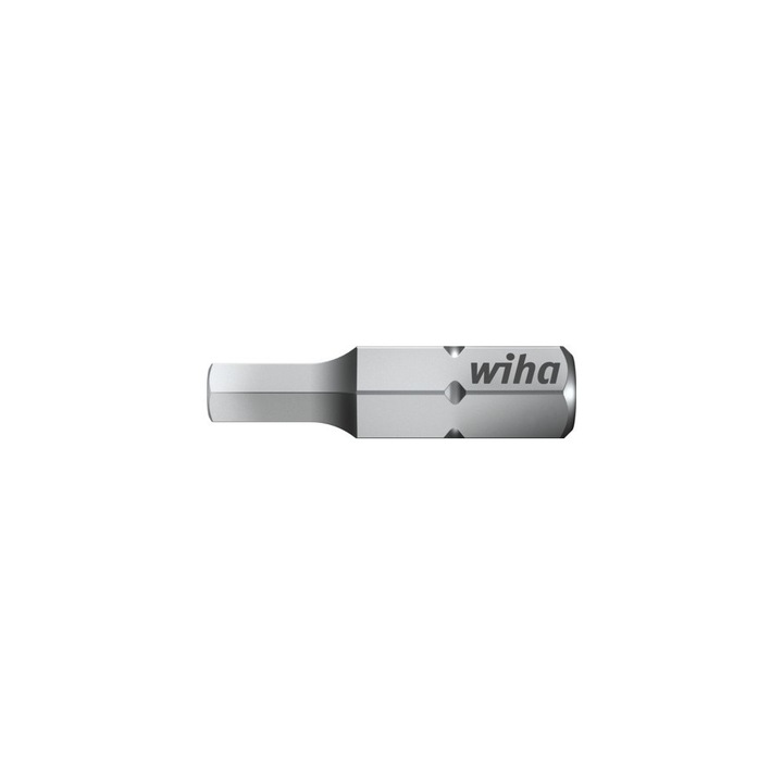 Wiha - Set biti standard, 25mm, Hex, 1/4" (5), 2 piese [WH25679]