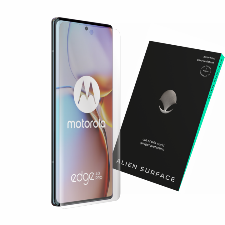 Alien Surface védőfólia Motorola Edge 40 Pro-hoz, képernyővédő, tokkal kompatibilis
