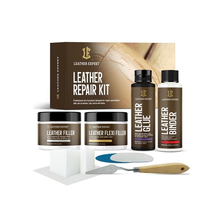 Set reparatii suprafete din piele LEATHER EXPERT