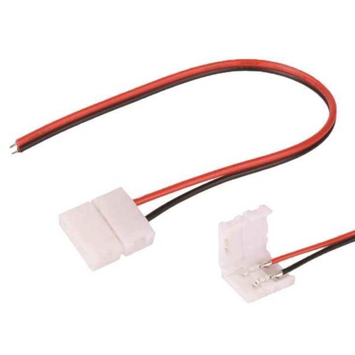 Conector alimentare banda LED5050 cu 2 canale, DC 7.2-14.4W, 12V/24V, Eurolamp