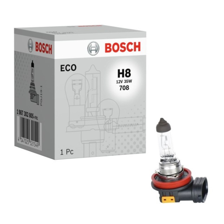 Автомобилна крушка H8 Bosch 12V 35W