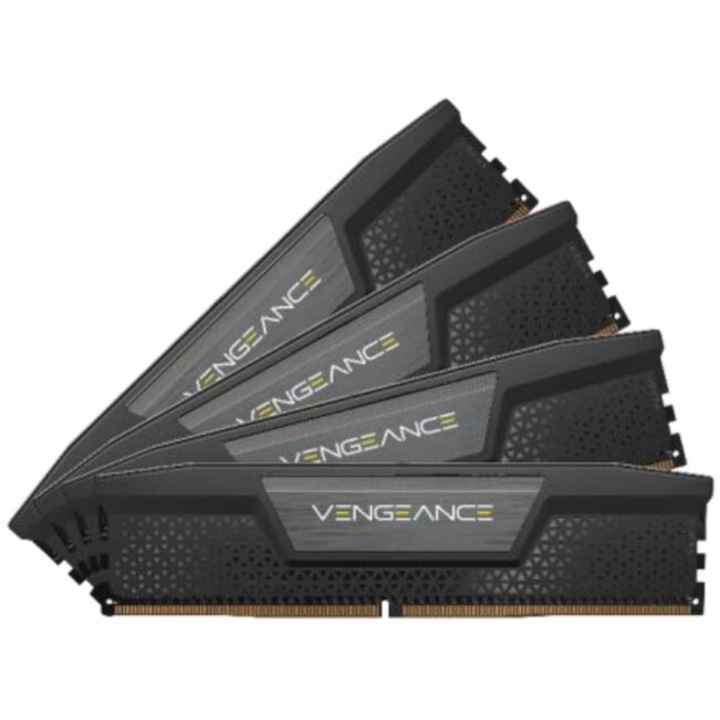 Памет Corsair Vengeance Std PMIC, XMP 3.0 Black Heatspreader, 64GB (4x16GB), DDR5, 6200MT/s, CL 32