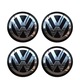 Set 4 Embleme Jante Aliaj 58mm / 70mm Compatibile Volkswagen, Capace Roti VW Passat, Golf, CC, 7L6601 149B