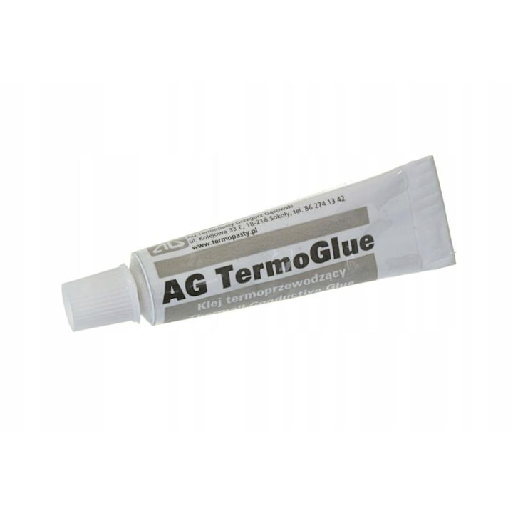 Klej Termoconductiv, Ag Termoglue, 10G, Conductivitate Termica 0, 9W/Mk, Lichid, Seringa, Mastik, Metal, Bronz