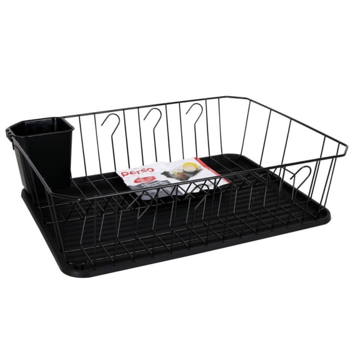 Scurgator de vase, 43x35x13 cm, negru