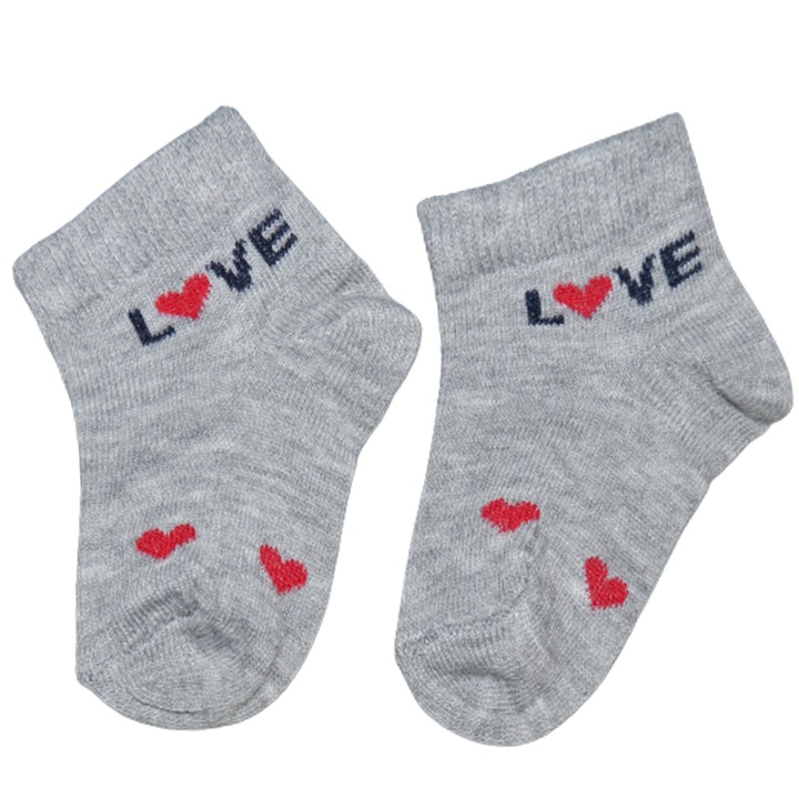 Чорапи за момиче Karatepe E128055-G-18-20, 95865, Сив