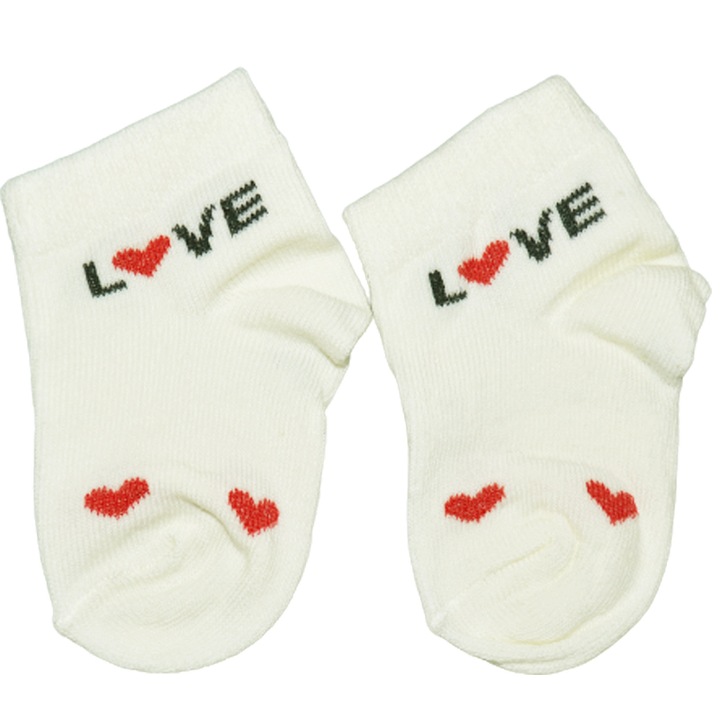 Чорапи за момиче Karatepe E128055-C-18-20, 95861, Крем