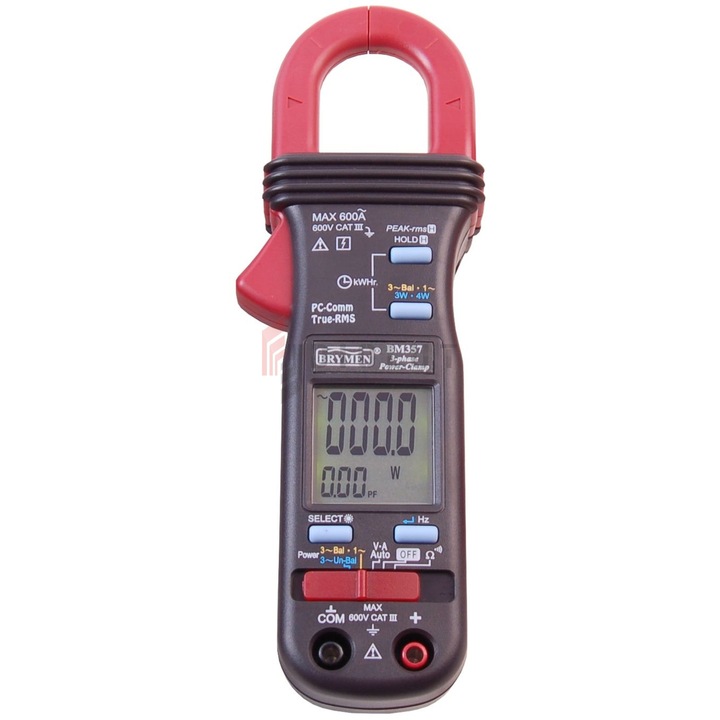 Clampmetru BM357 TRMS, kW/kVA/kVAR, USB, Brymen