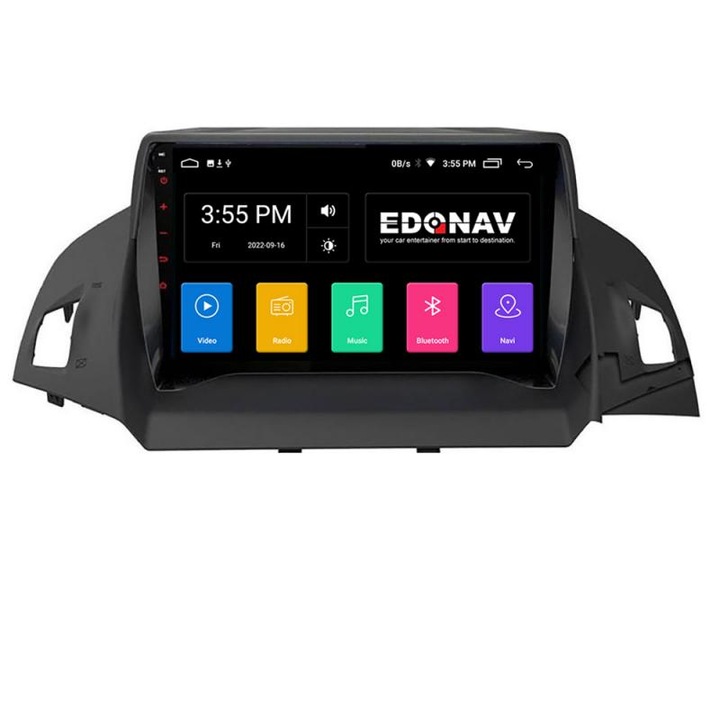 Dedikált Navigációs rendszer Ford Kuga 2013-2017 A-362 2+16 GB Android Waze USB Internet Navigáció Youtube Rádió