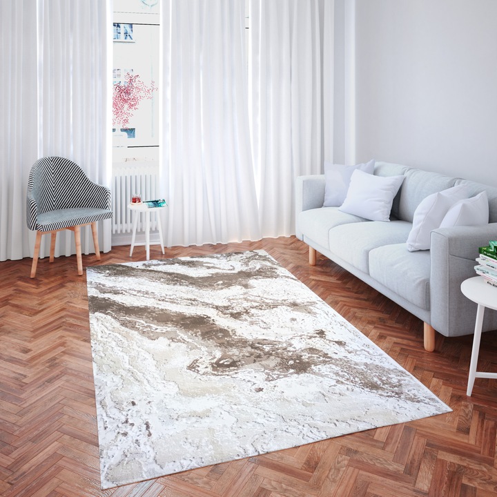 Bombay szőnyeg, modell 25088A D Mink Beige, 80 cm x 150 cm