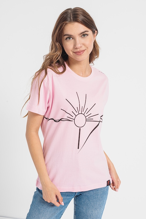 PEGAS, Тениска Sun с щампа, Розово