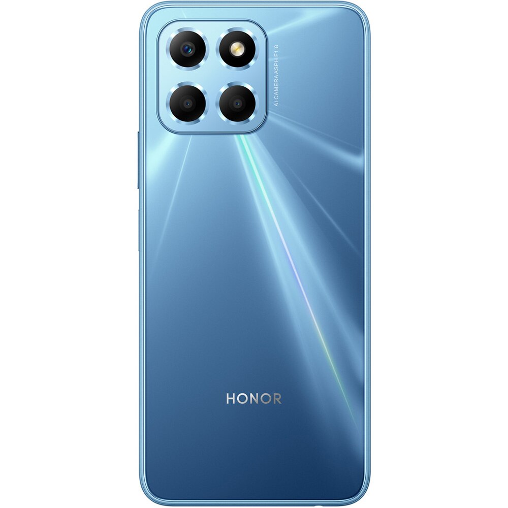 Telefon mobil Honor X6, Dual SIM, 128GB, 4GB RAM, 4G, Ocean Blue
