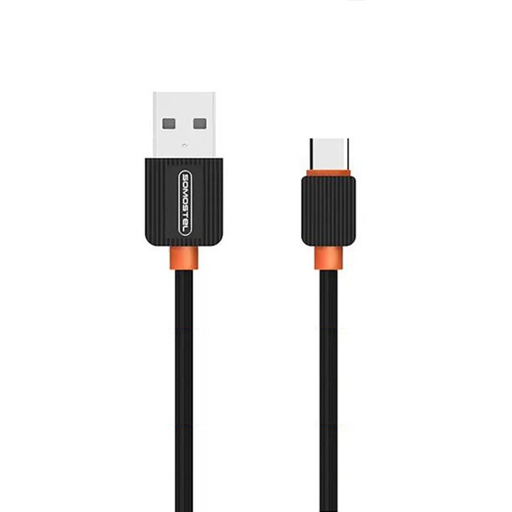 USB-USB-C 2A kábel Somostel SMS-BP03, gyorstöltő 1m