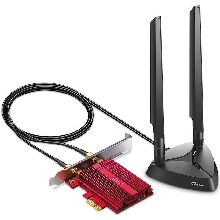 Адаптер Wi-Fi Bluetooth TP-Link Archer TXE75E, Адаптер PCIe, Wi-Fi 6E, AXE5400, Wi-Fi Tri-Band, Bluetooth 5.3