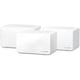 Sistem Mesh Wi-Fi Mercusys Halo H90X(3-pack), AX6000, Wi-Fi 6, Dual Band, 1 x 2.5 Gbps port + 2 x Gigabit, Acoperire pentru întreaga casă, Seamless Roaming, Control Parental