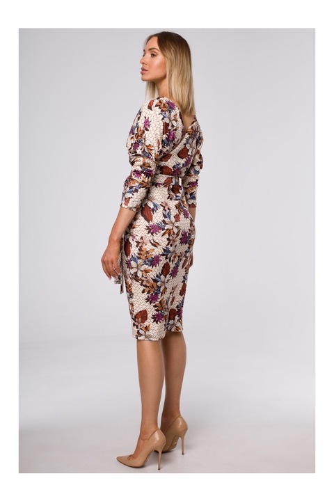 Női mini ruha, BeWear, Gyolin, bézs, 2XL INTL