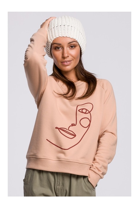 Дамска шапка BeWear, Timeel, Ecru