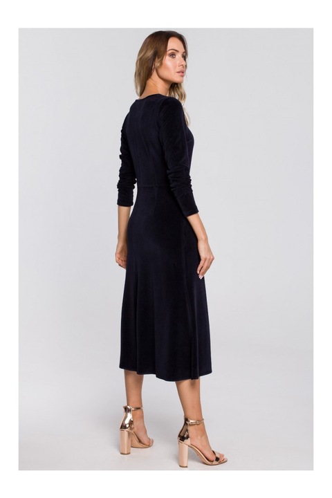 Made of Emotion Női midi ruha Tiollohn M557 tengerészkék