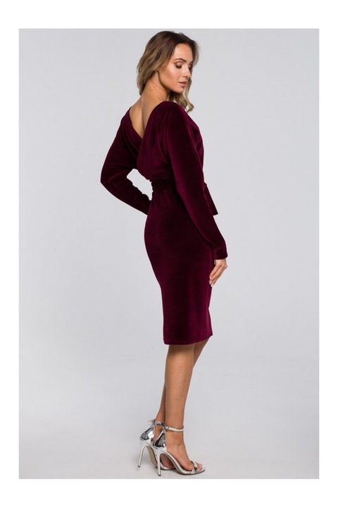 Made of Emotion Női mini ruha Yungdrung M561 gesztenyebarna