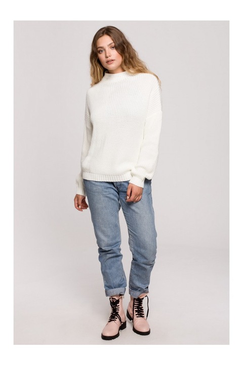 BeWear Hosszú pulóverek Tsamchoe BK078 ekrü, Fehér