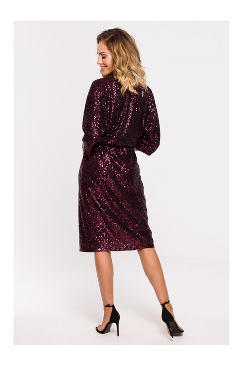 Női estélyi ruha, Made of Emotion, Aithodal, bordó, 2XL INTL