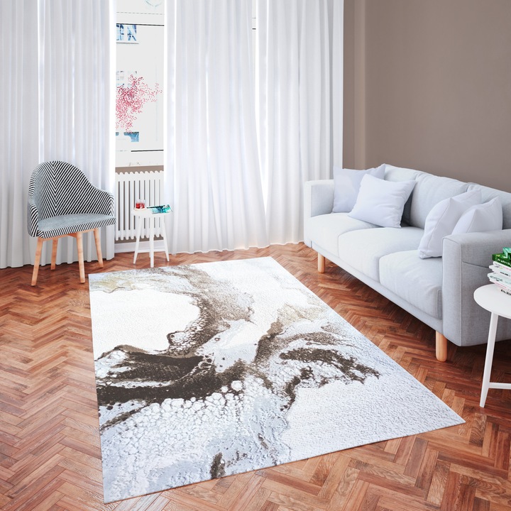 Nova szőnyeg, modell KA33D Barna, 200 cm x 300 cm