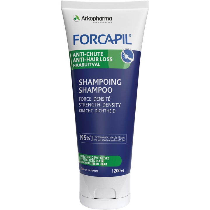 Sampon Forcapil impotriva caderii parului, cu 5 ingrediente active, 200 ml