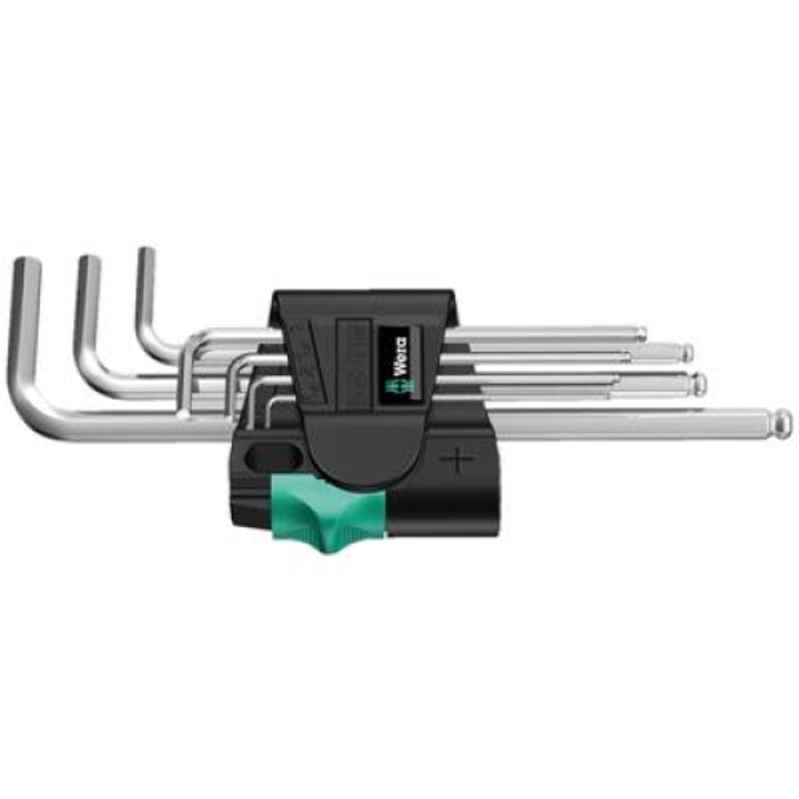 Комплект винтови отвертки с вътрешен шестограм 7 части Wera 950 PKL/7 SM N (05022181001)