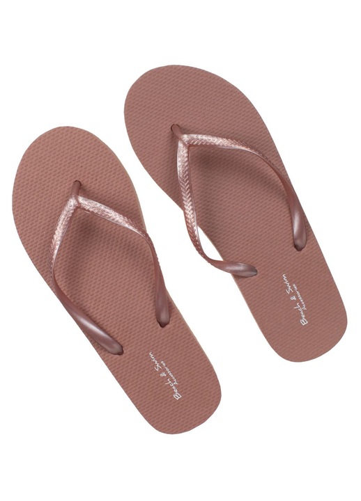 Slapi pentru femei Shopiens® cu talpa reliefata si curelusa - model basic one