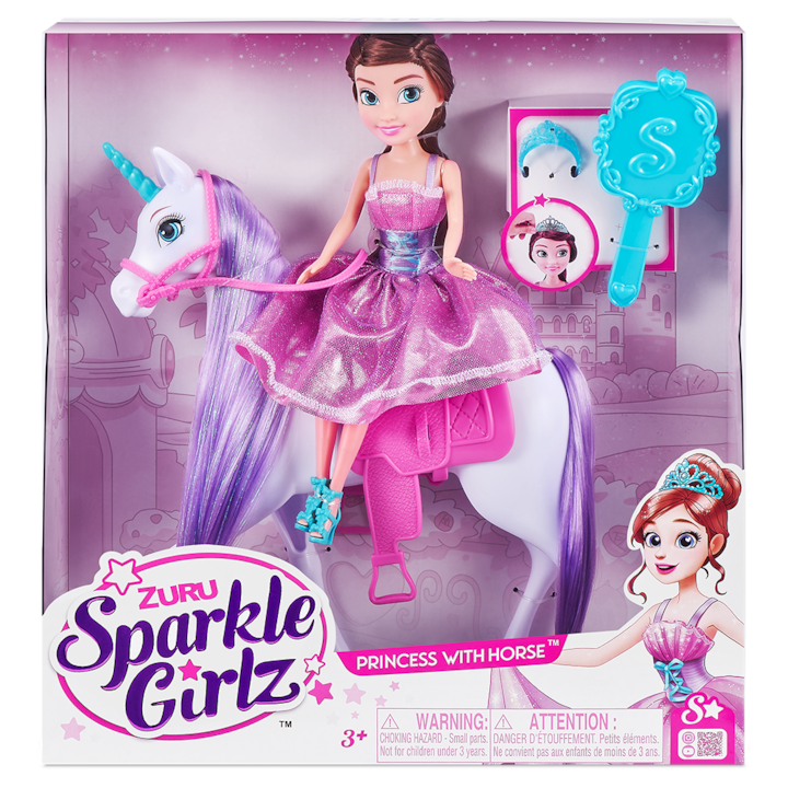 Комплект за игра Sparkle Girlz - Unicorn doll