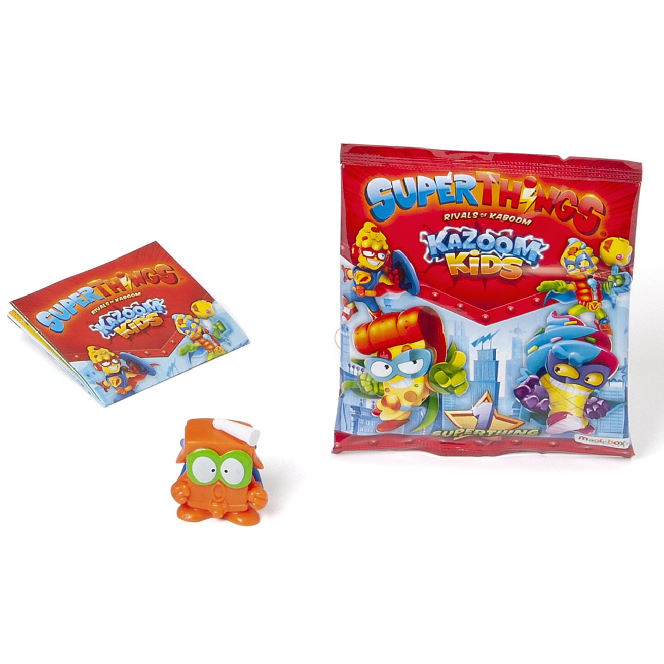 Figurina Mash Crash cu accesoriu SuperThings seria Kazoom Kids S1 