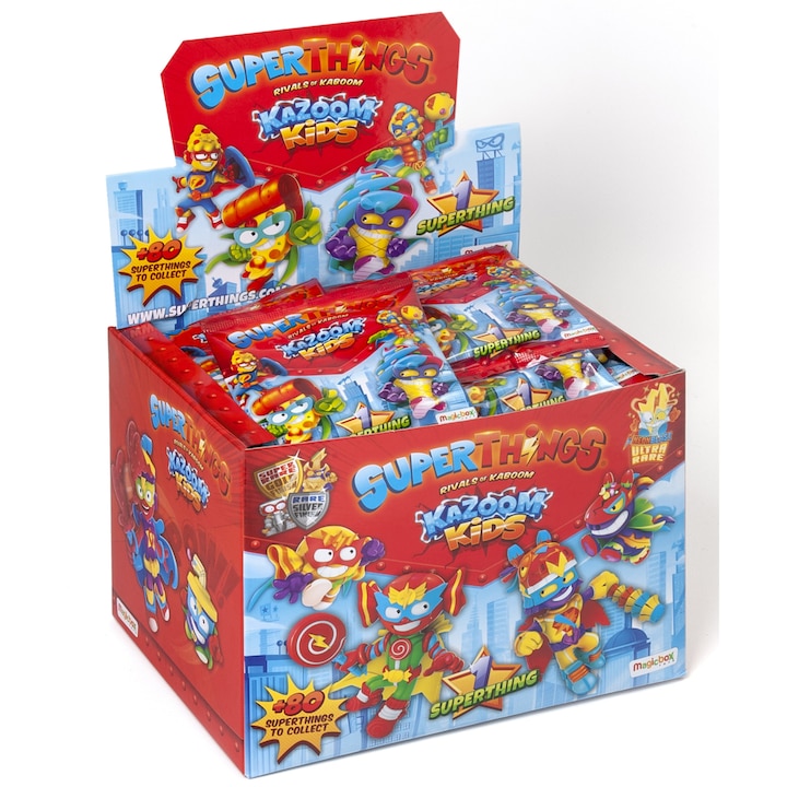 SuperThings Kazoom Kids figura készlet, 50 db
