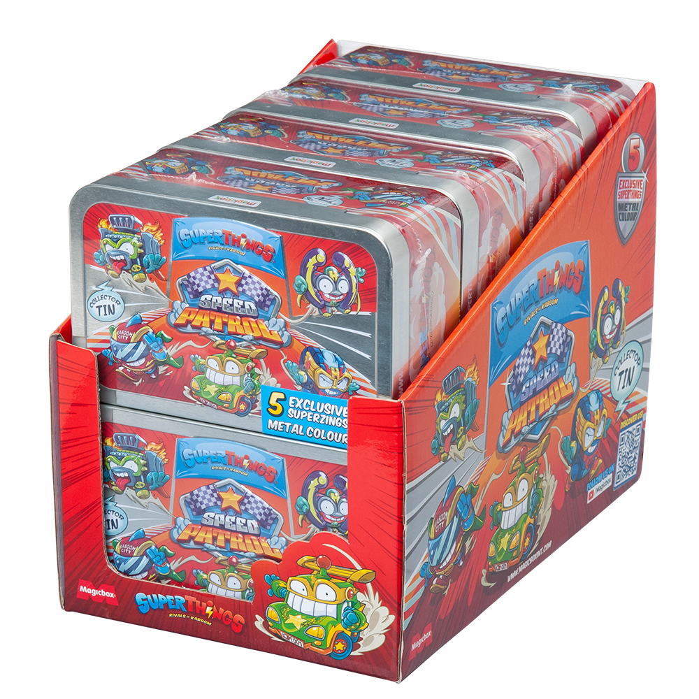 Set de joaca SuperThings - Echipa Tin Speed Patrol - eMAG.ro