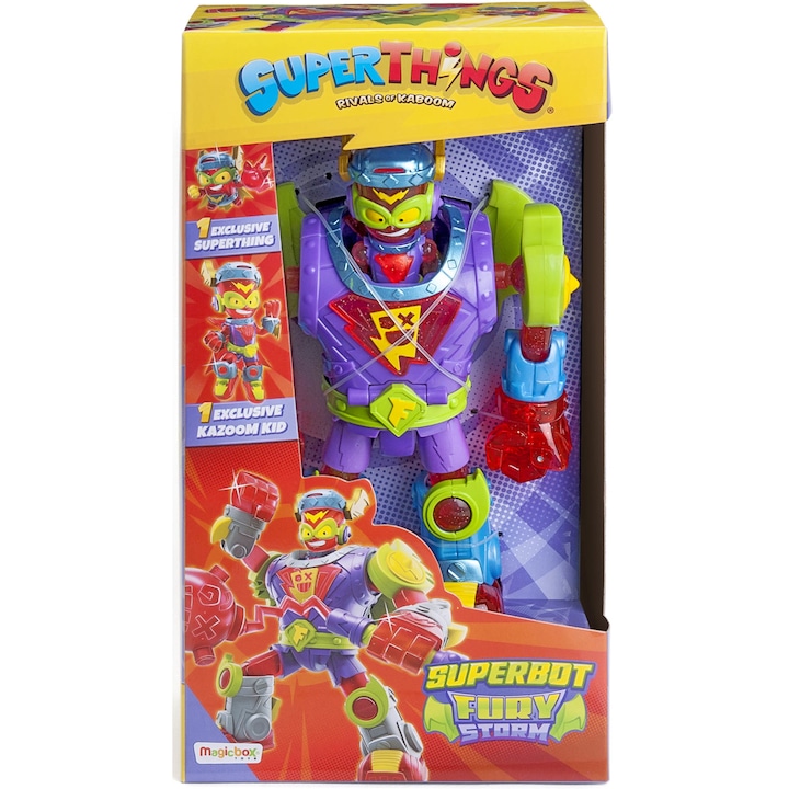 Playset SuperThings - Super-Robot, Fury Storm figura