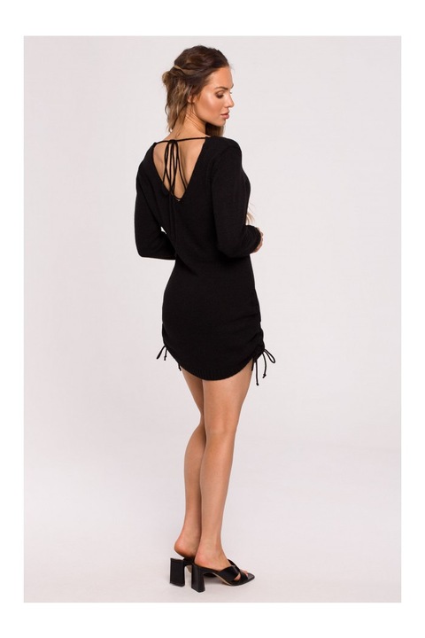 Made of Emotion Női mini ruha Mueni M684 fekete, Fekete