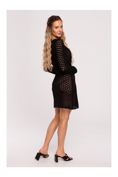 Made of Emotion Női mini ruha Yohn M685 fekete, Fekete