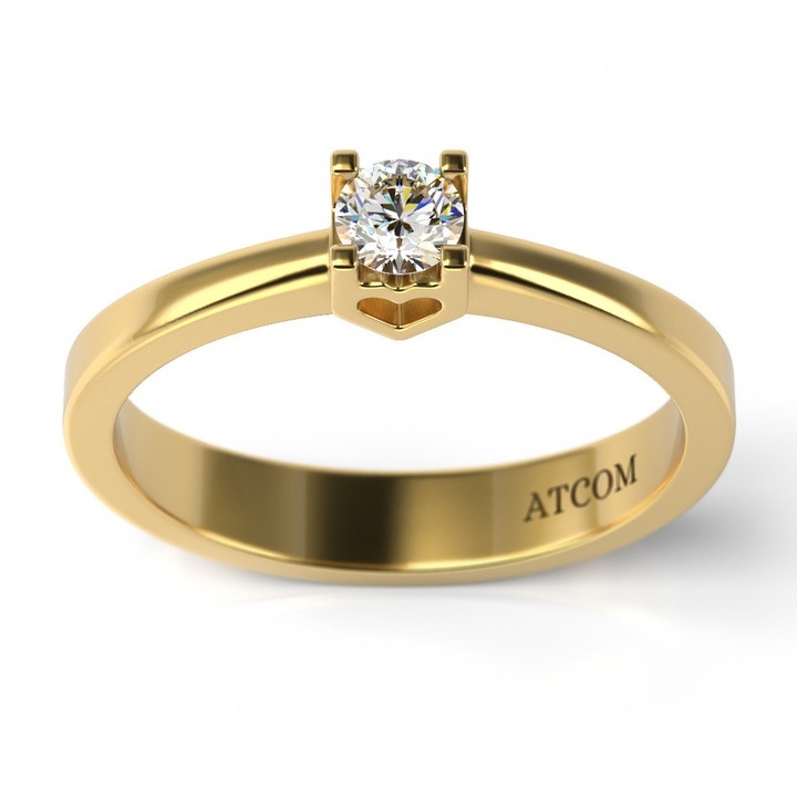 Годежен пръстен от жълто злато Mateus модел