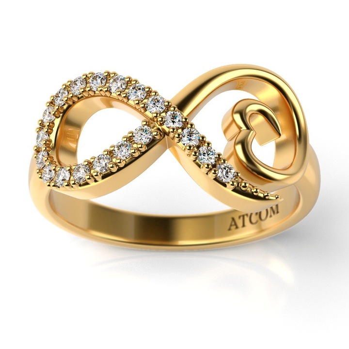 Годежен пръстен от жълто злато модел Оскар