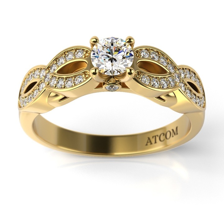 Годежен пръстен от жълто злато модел Борис