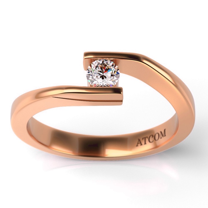 Годежен пръстен Tarazet от розово злато