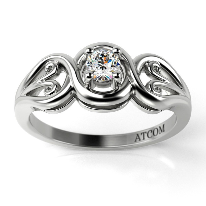 Годежен пръстен Orion, Бяло злато