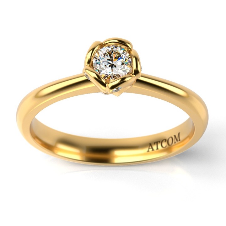 Годежен пръстен от жълто злато модел Владислав