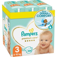 Scutece Pampers Premium Care XXL Box Marimea 3, 6-10 kg, 204 buc